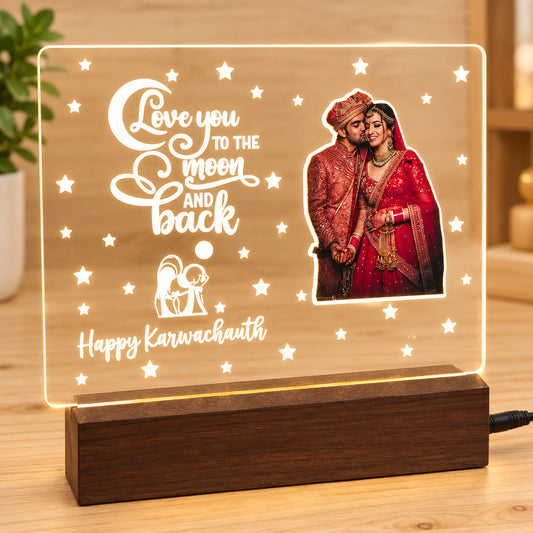 Personalized Photo & Text LED Table Top