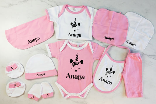Personalized 10-in-1 Baby Essential Set