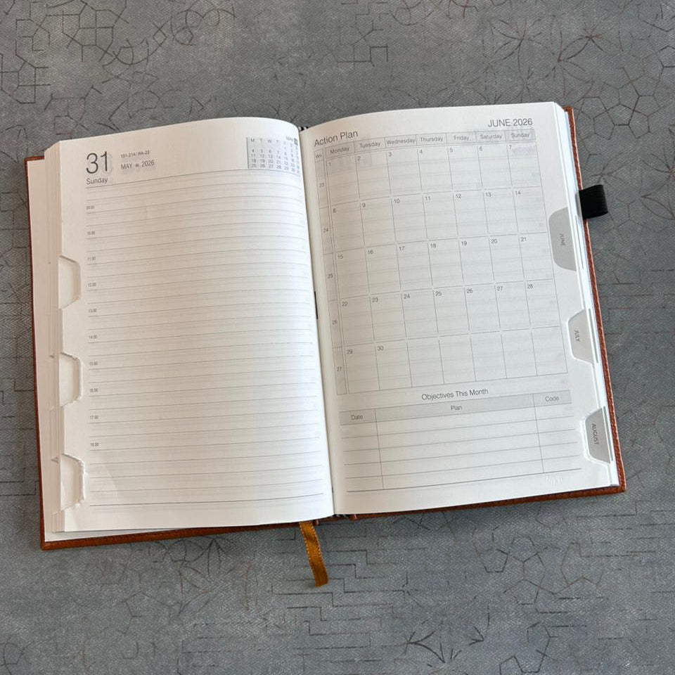 A5 Personalised Daily Planner with Pen