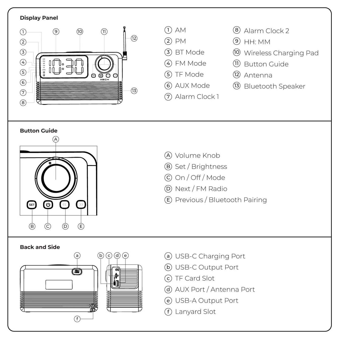 Eon Max Retro Speaker & Wireless Charger