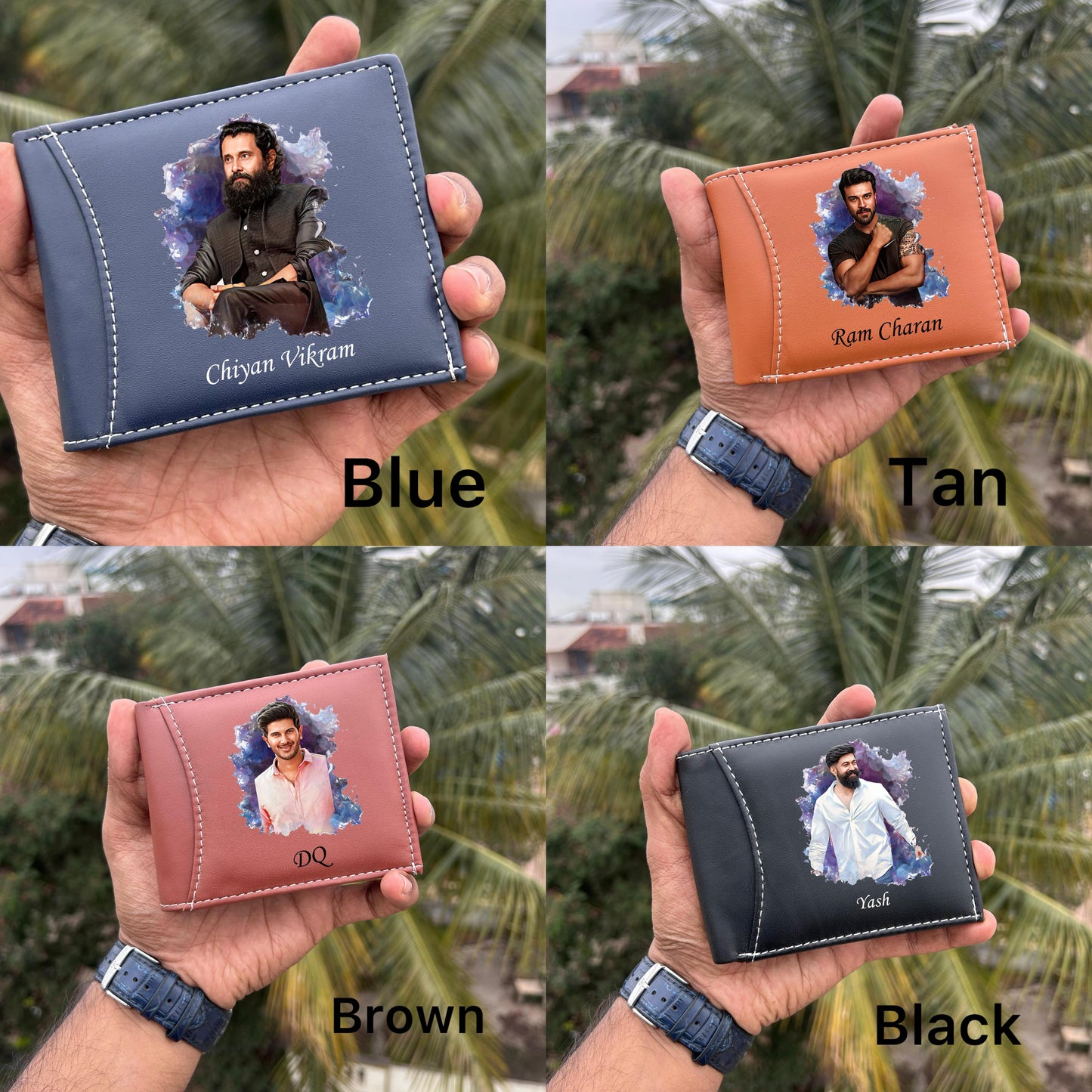 Supreme Artistic Wallet – Personalised Photo & Name Wallet
