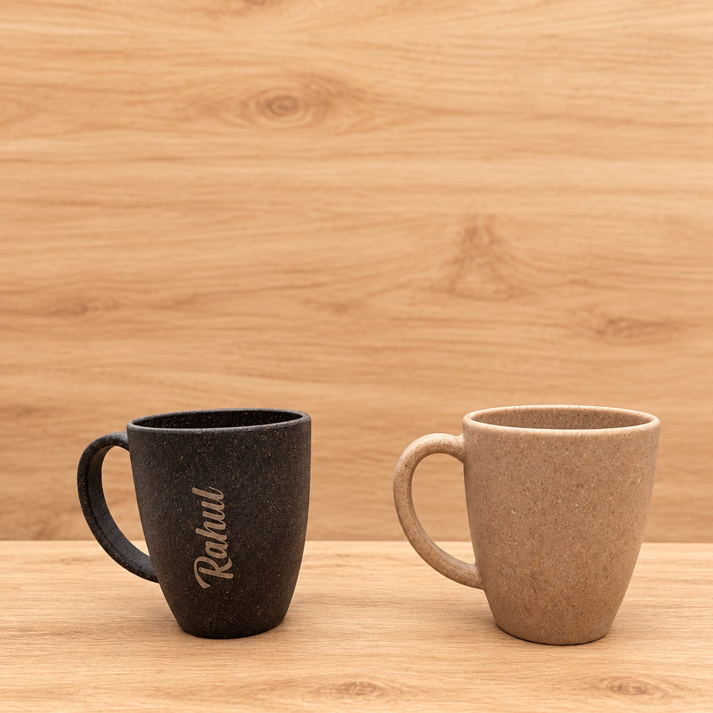 Personalized Eco-Friendly Wheat Husk Mug
