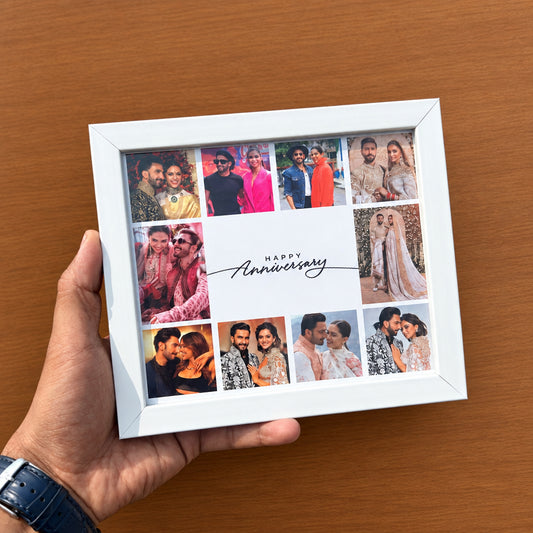 Personalized White Collage Frame