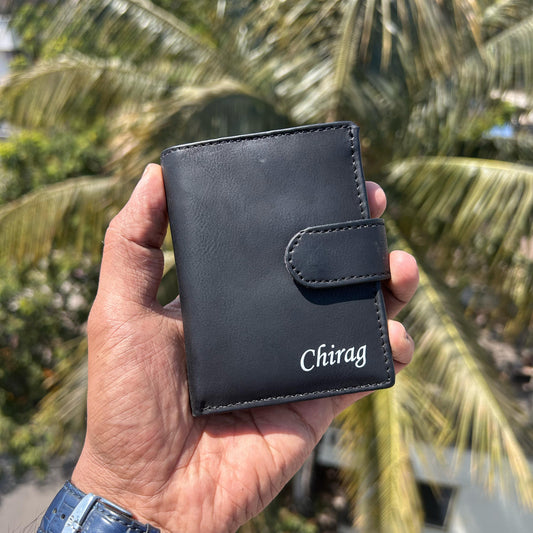 Personalized Turbo RFID Card Holder – 10 Slot Wallet