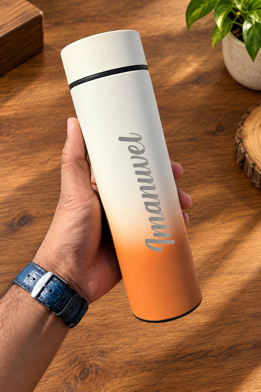 Personalized Hot & Cold LED Flask (500 ML)