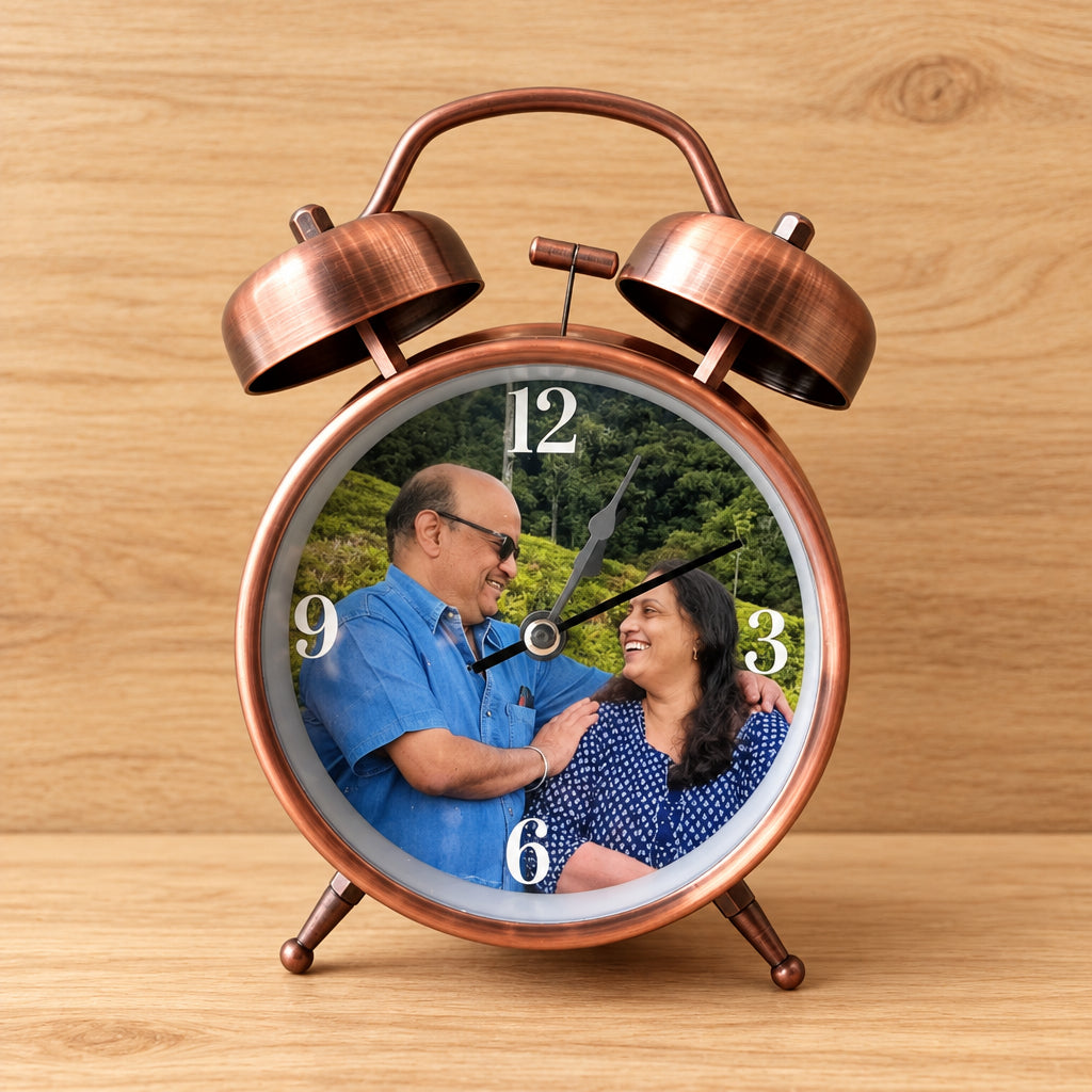 Personalized Photo Table Alarm Clock