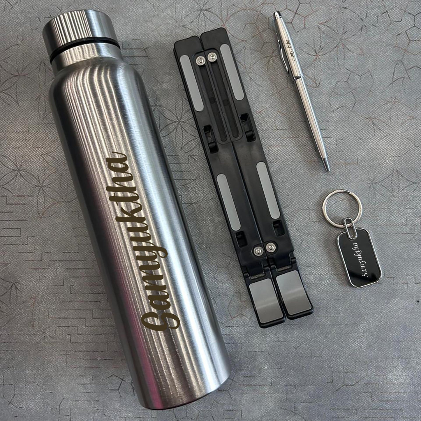 Personalized 4-in-1 Steel Gift Set