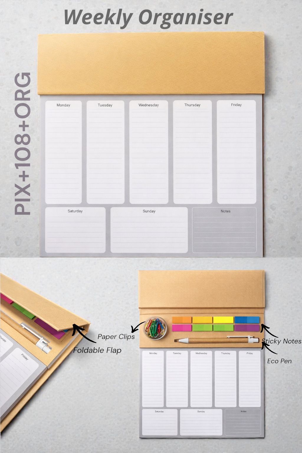 Personalized Premium Weekly Organisers