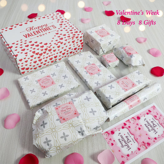 Personalized "8 Gifts for 8 Days" Valentine's Week Combo