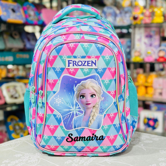 Disney Frozen 18-Inch Jumbo Backpack | 4-Zipper Mega-Storage Edition
