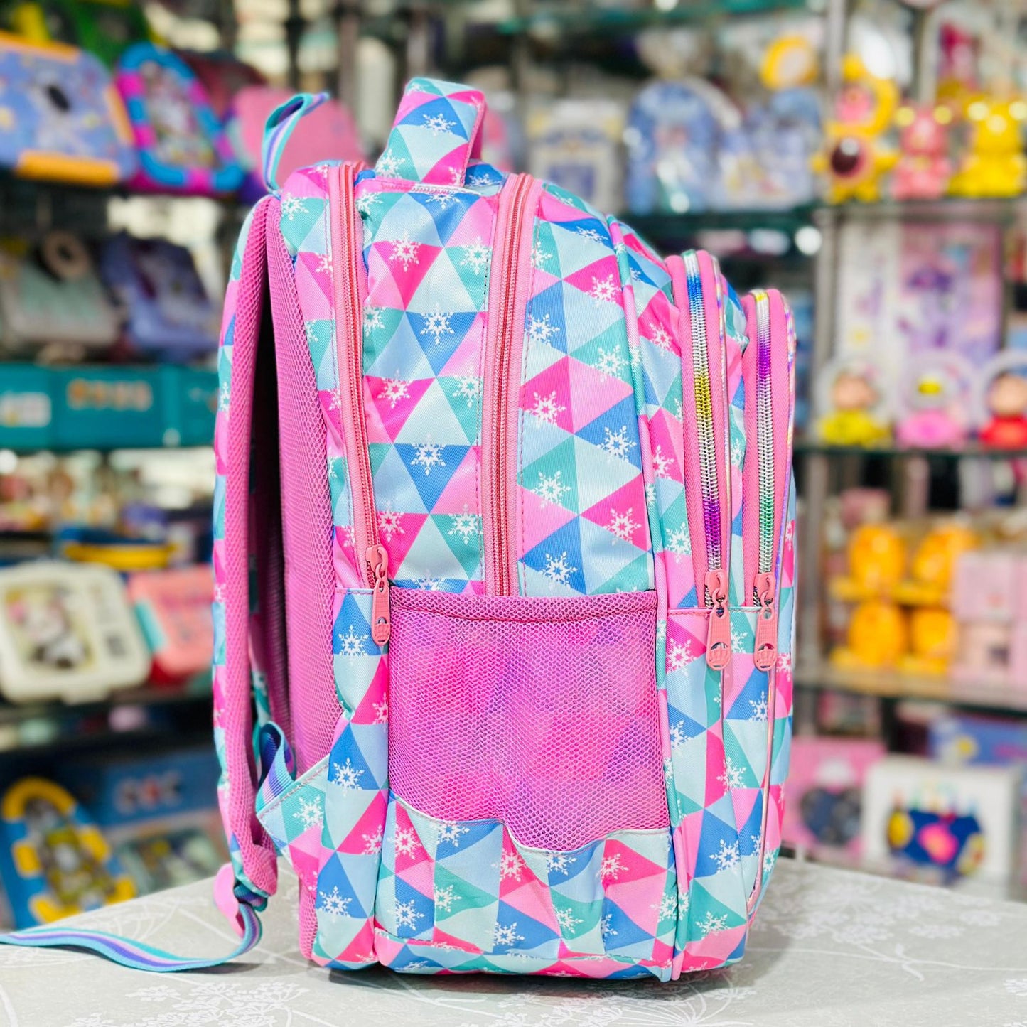 Disney Frozen 18-Inch Jumbo Backpack | 4-Zipper Mega-Storage Edition