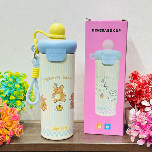 Premium 600ml SUS-304 Insulated Ice Cream Tumbler with Keychain