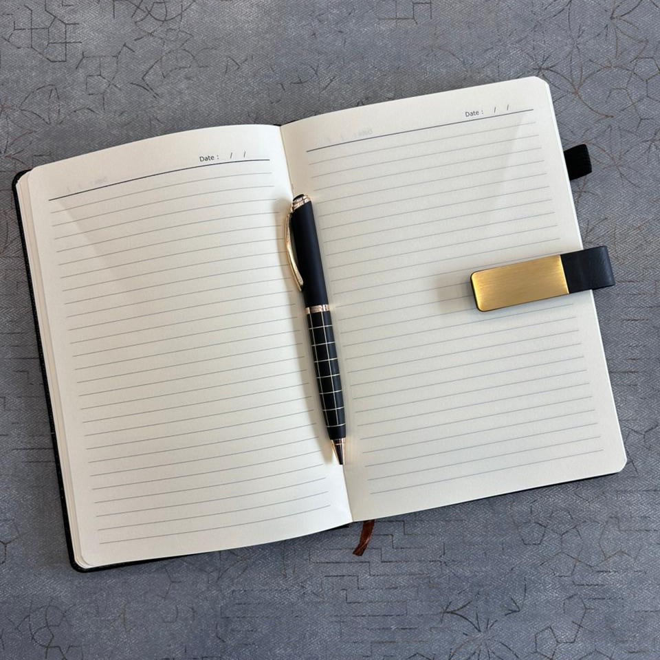 Personalized Modena Diary & Pen Set