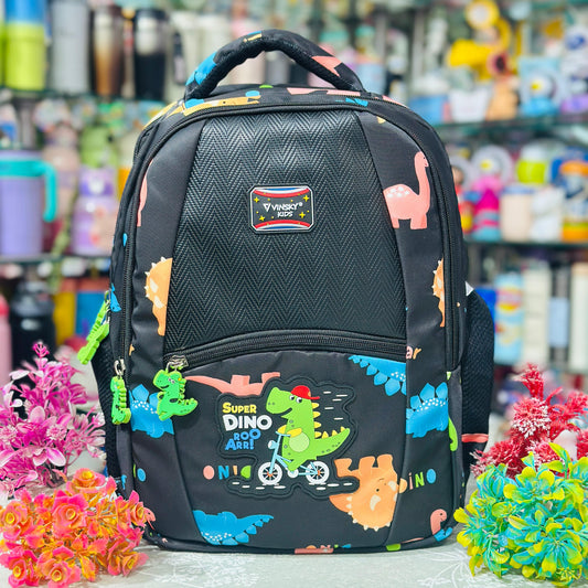 16-Inch Premium 4-Zipper Multi-Theme Backpack | Waterproof & Orthopedic Support