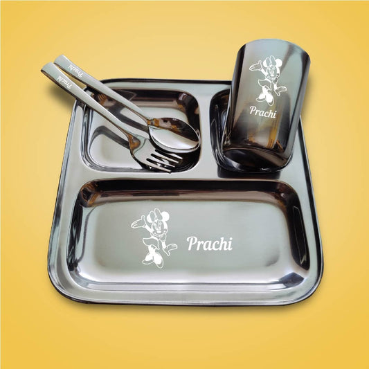 Square Shape Baby Dinner Set