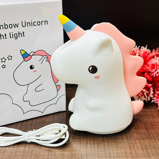 Squeezable Unicorn Silicone Night Lamp