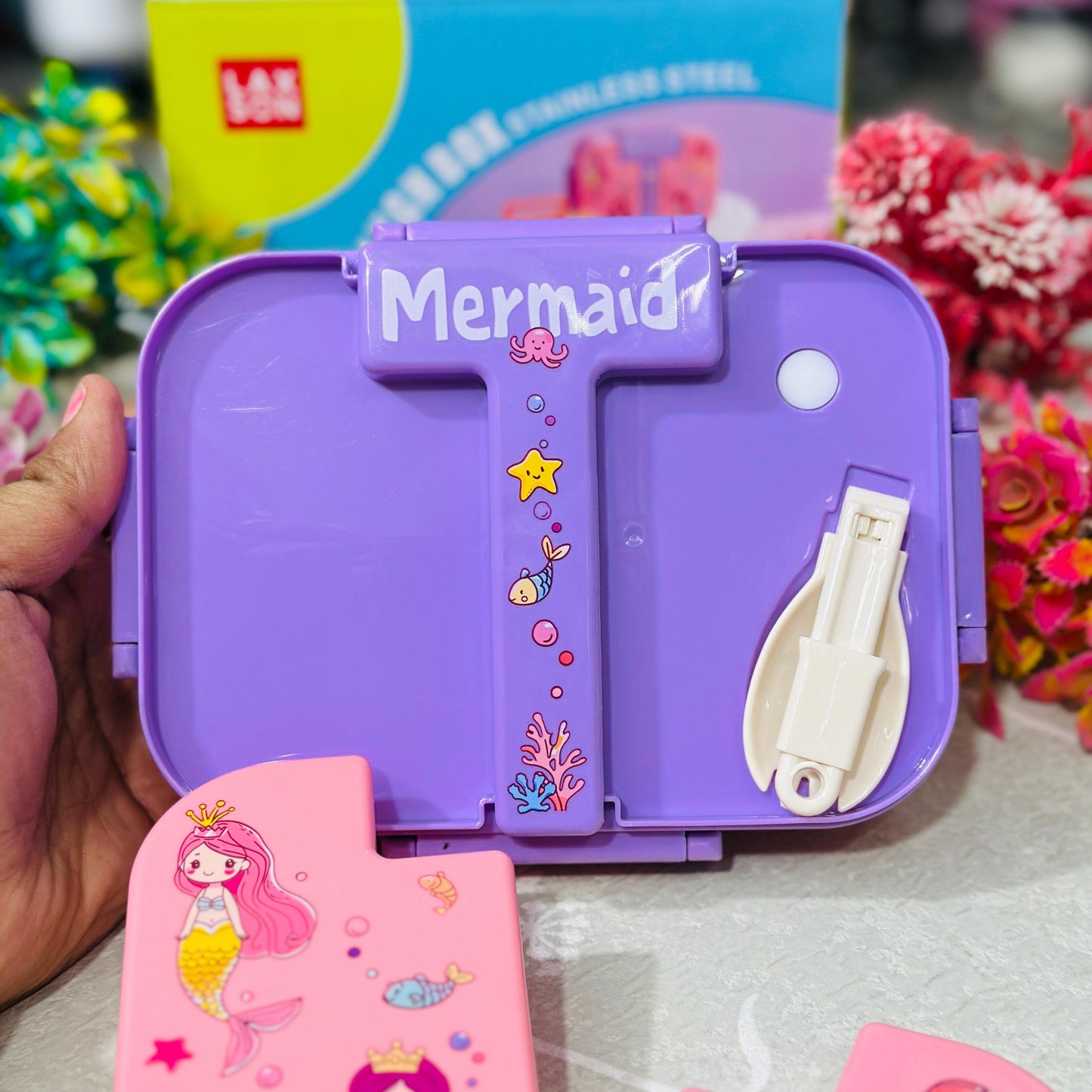 3-Grid Compact Insulated Stainless Steel Lunch Box