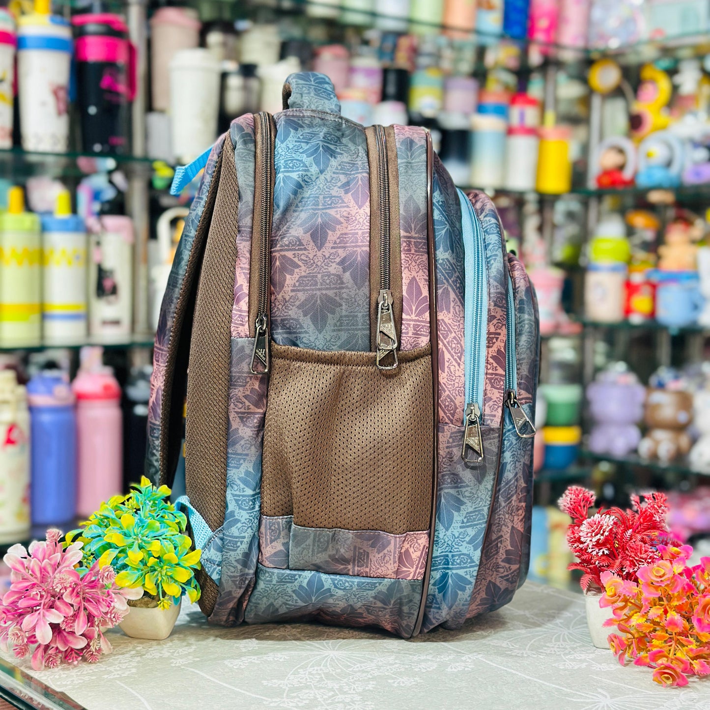 18 Inch Jumbo Backpack | 4 Zipper Waterproof Bag with Hardshell Front