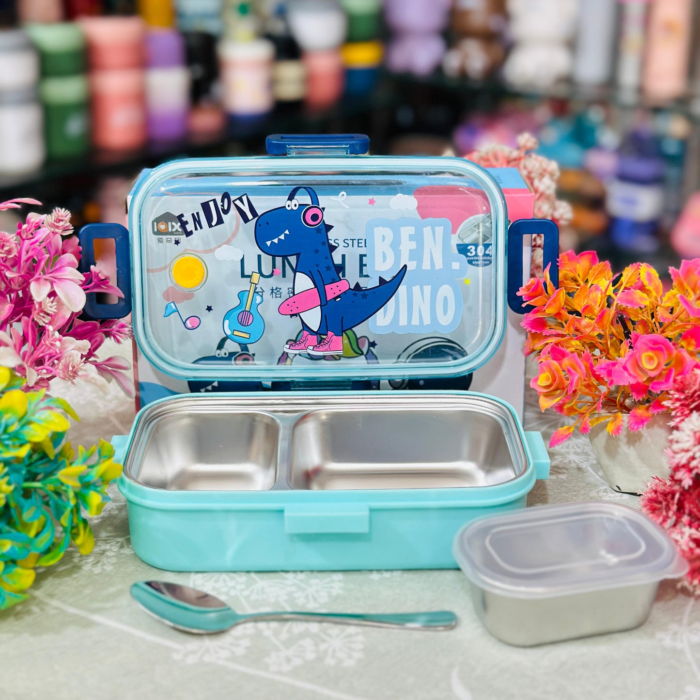 Premium 2-Grid 304 Stainless Steel Lunch Box