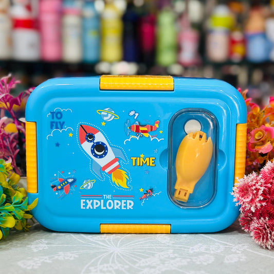 100% Leak-Proof 3-Grid Insulated Stainless Steel Lunch Box