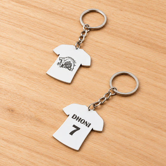 Personalized Silver-Plated Keychains