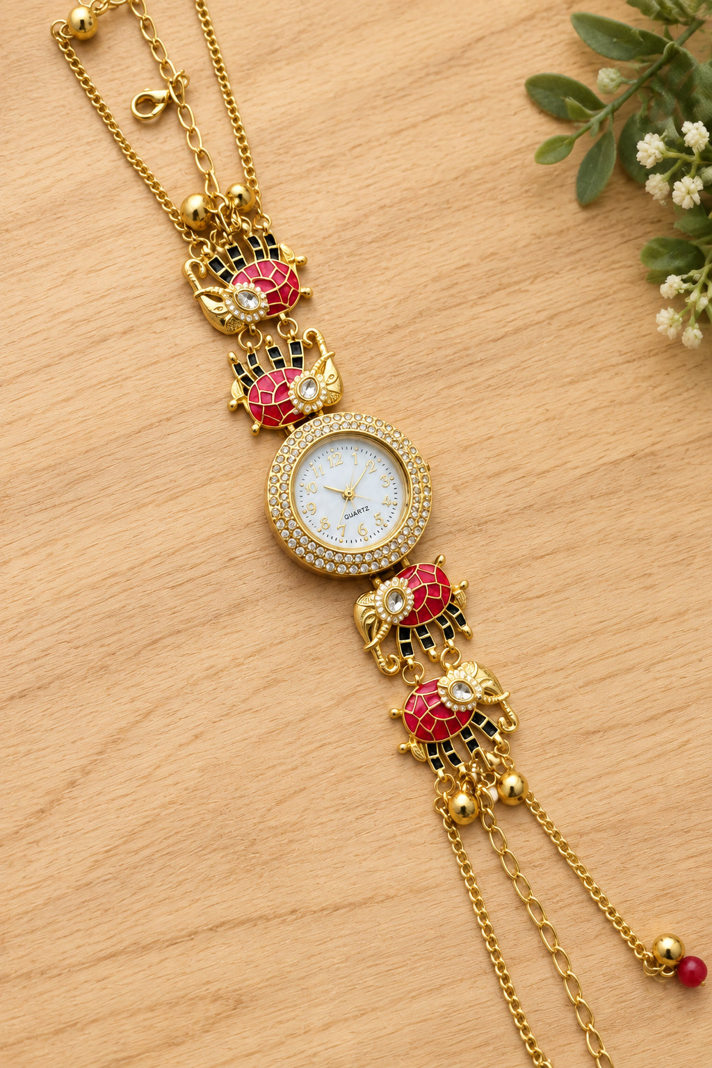 Elephant Artwork Watch for Women
