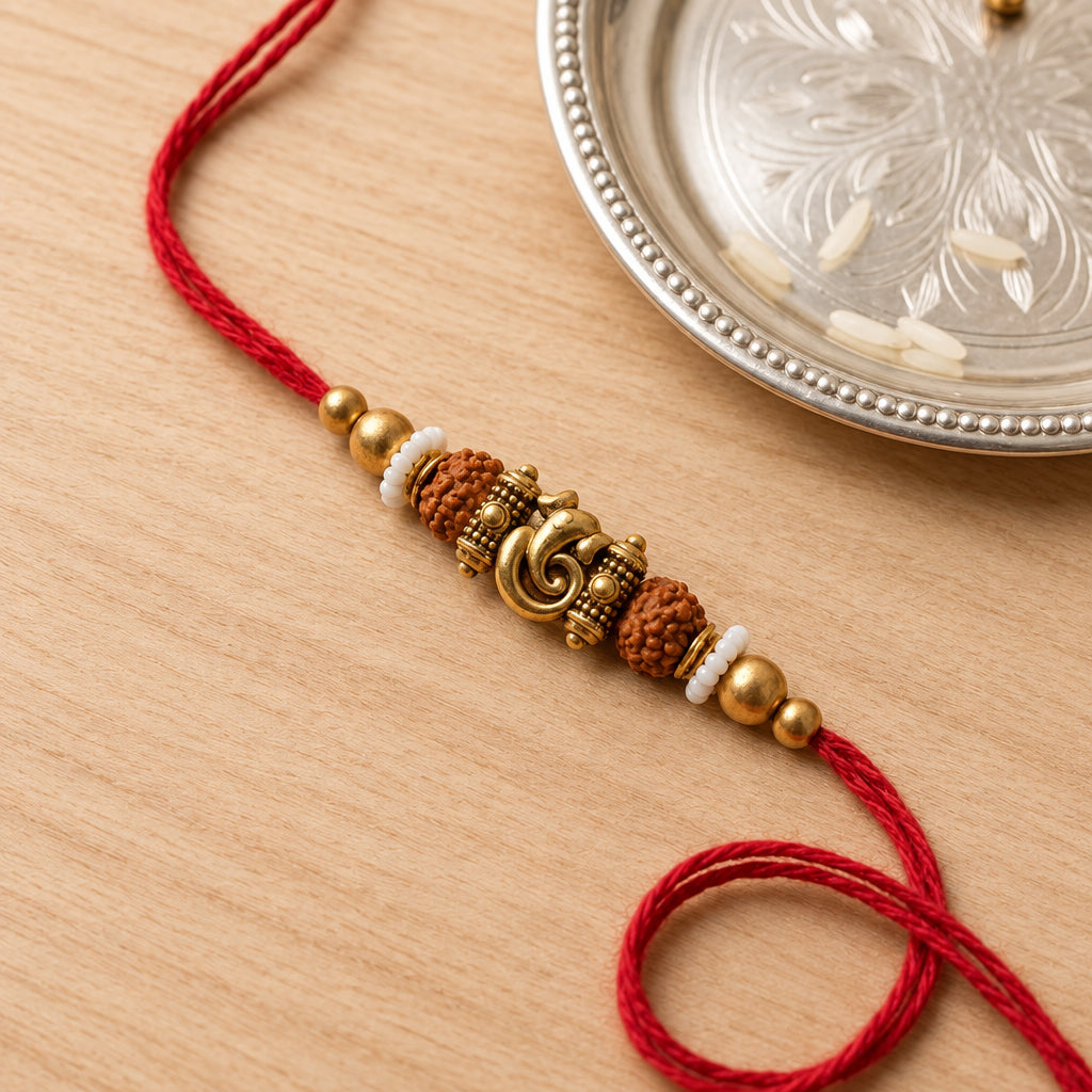 Ganesh Rudraksh Rakhi