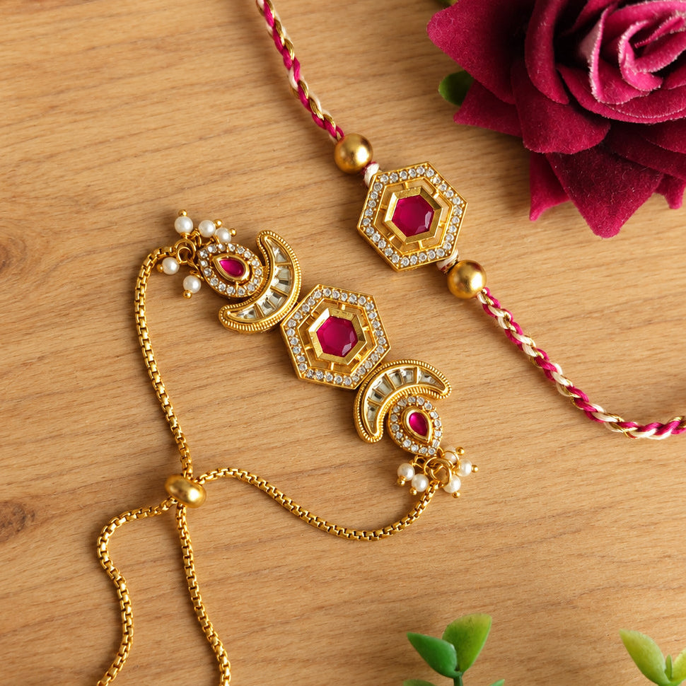 Designer Bhai Bhabhi Rakhi Set – Raksha Bandhan Special