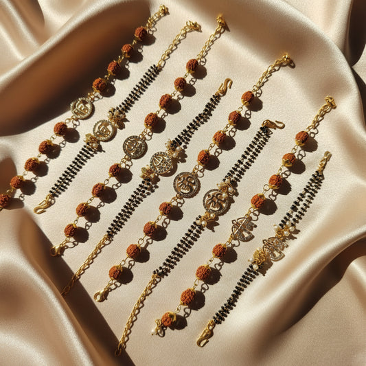 Traditional Bhai Bhabhi Rakhi Pair