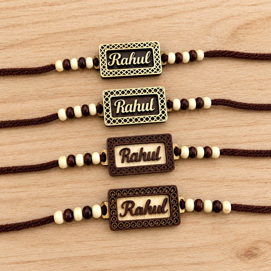 Personalised MDF Rakhi