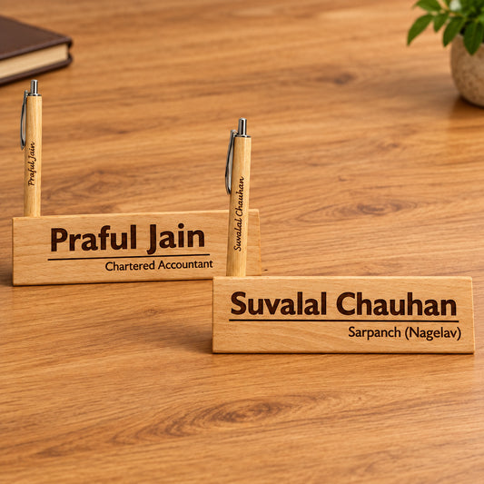 Personalized Pen with Pen Stand