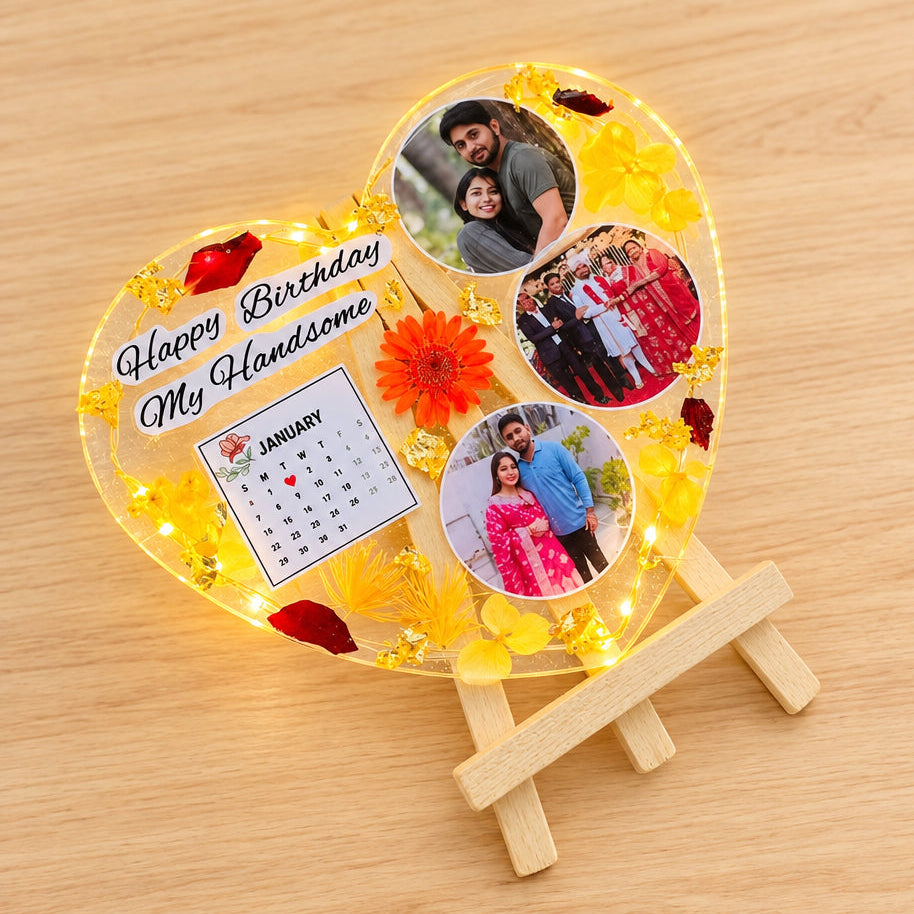Customised Heart Resin Frame
