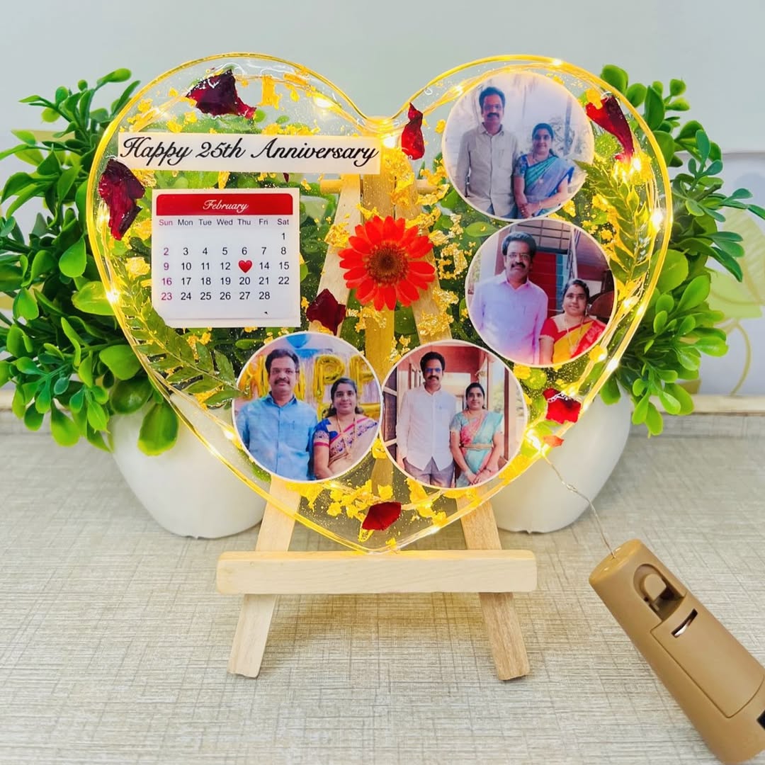 Customised Heart Resin Frame