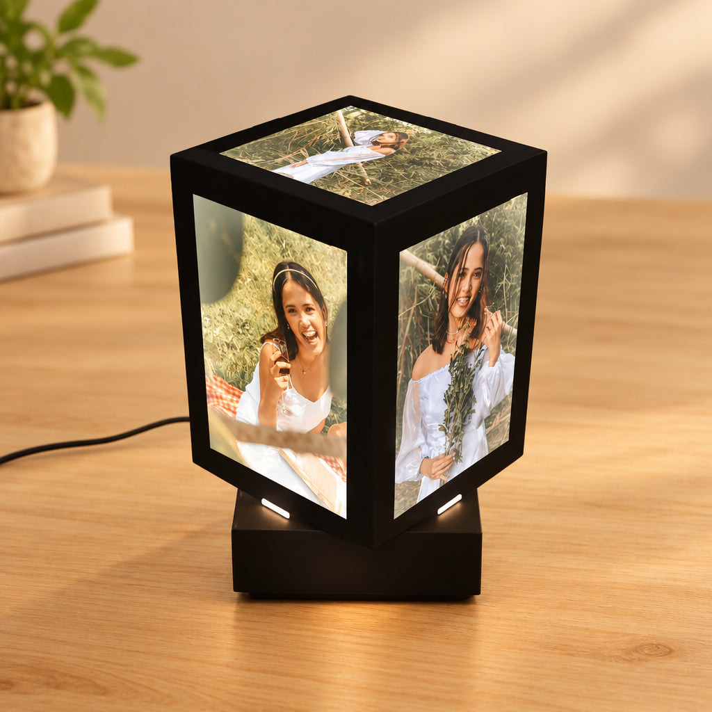 Revolving Lamp – Personalized Photo Gift