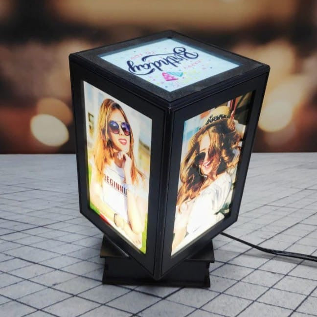 Revolving Lamp – Personalized Photo Gift