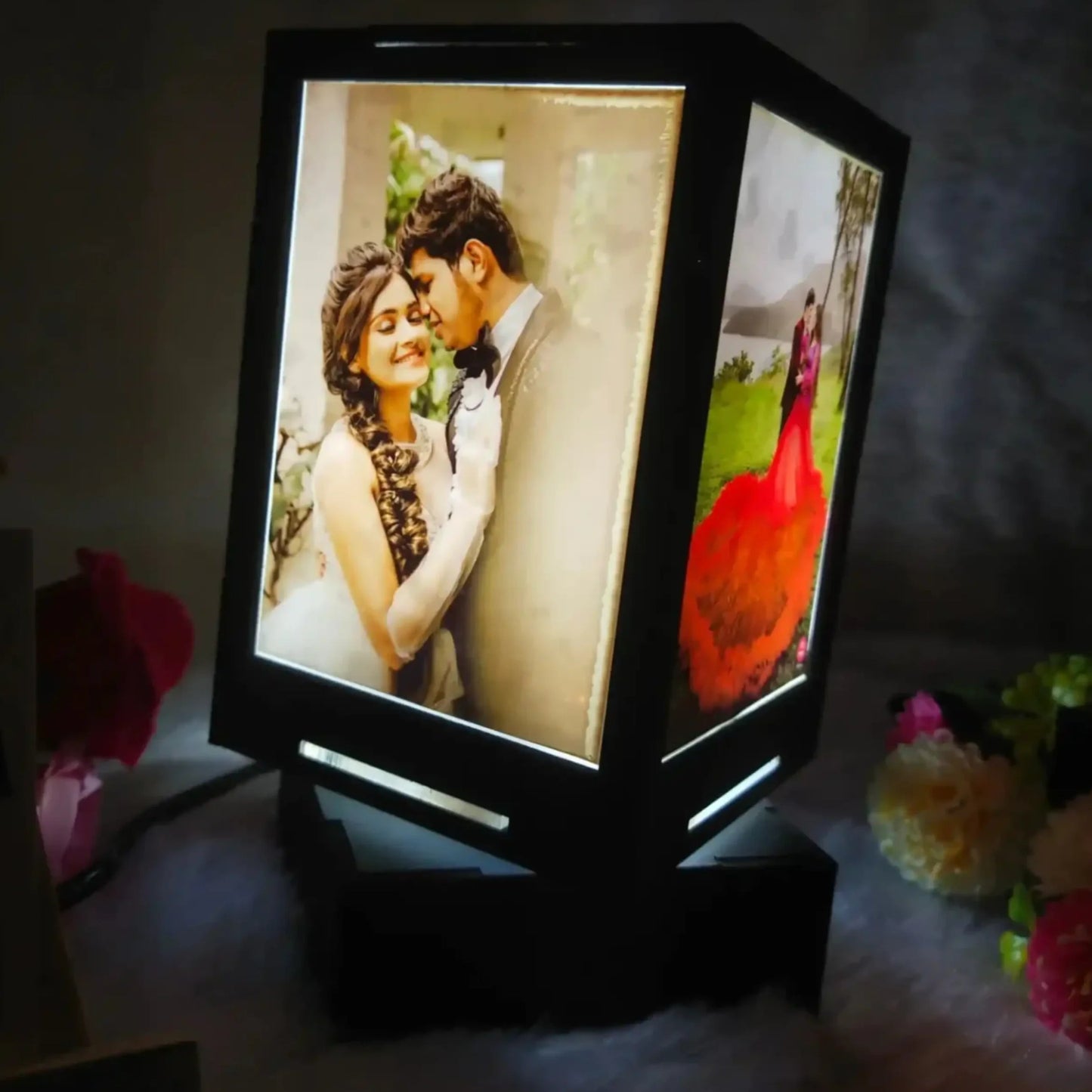 Revolving Lamp – Personalized Photo Gift