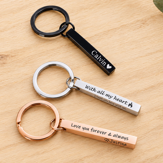 Personalized Bar Keychain