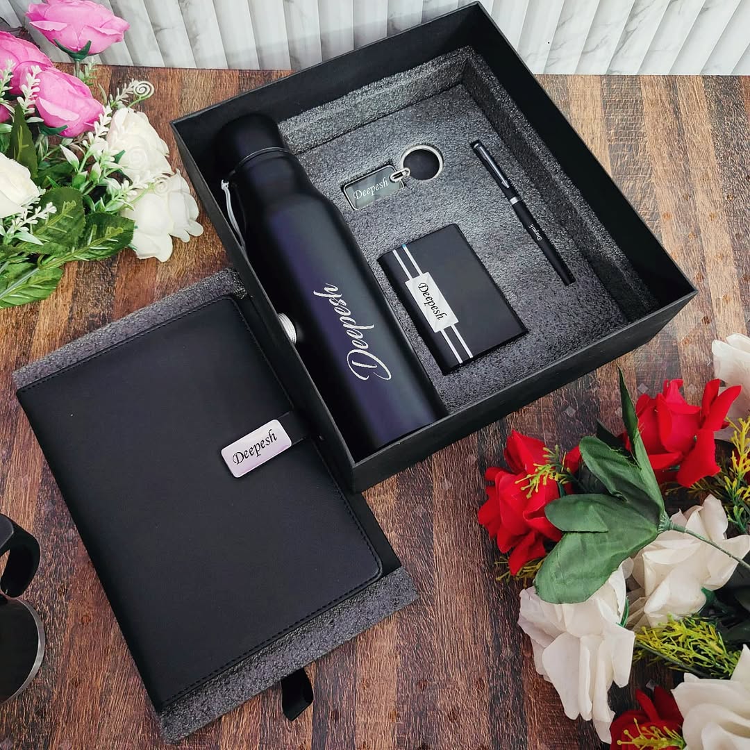 Personalized 5 in 1 Diary Set Hamper