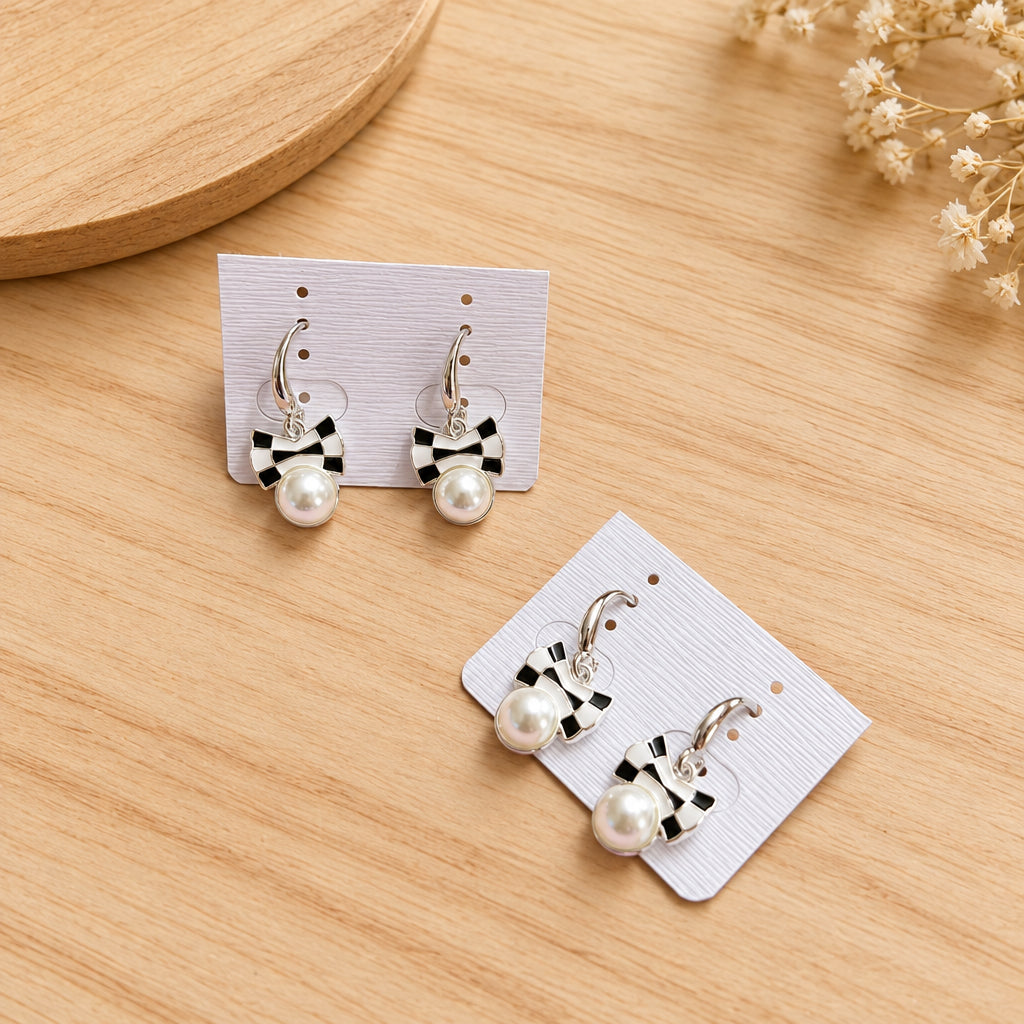 Cute Bow Design Earrings