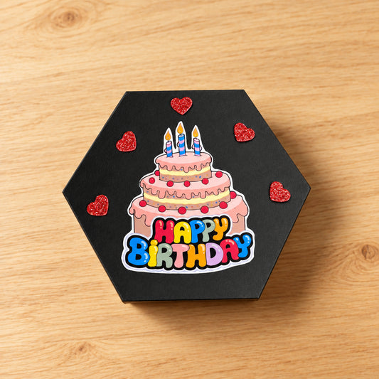 Hexagon Handmade Customised Gift Box