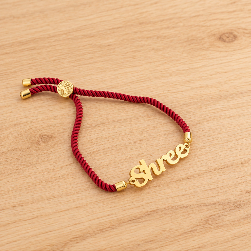 Adjustable Personalised Bracelet