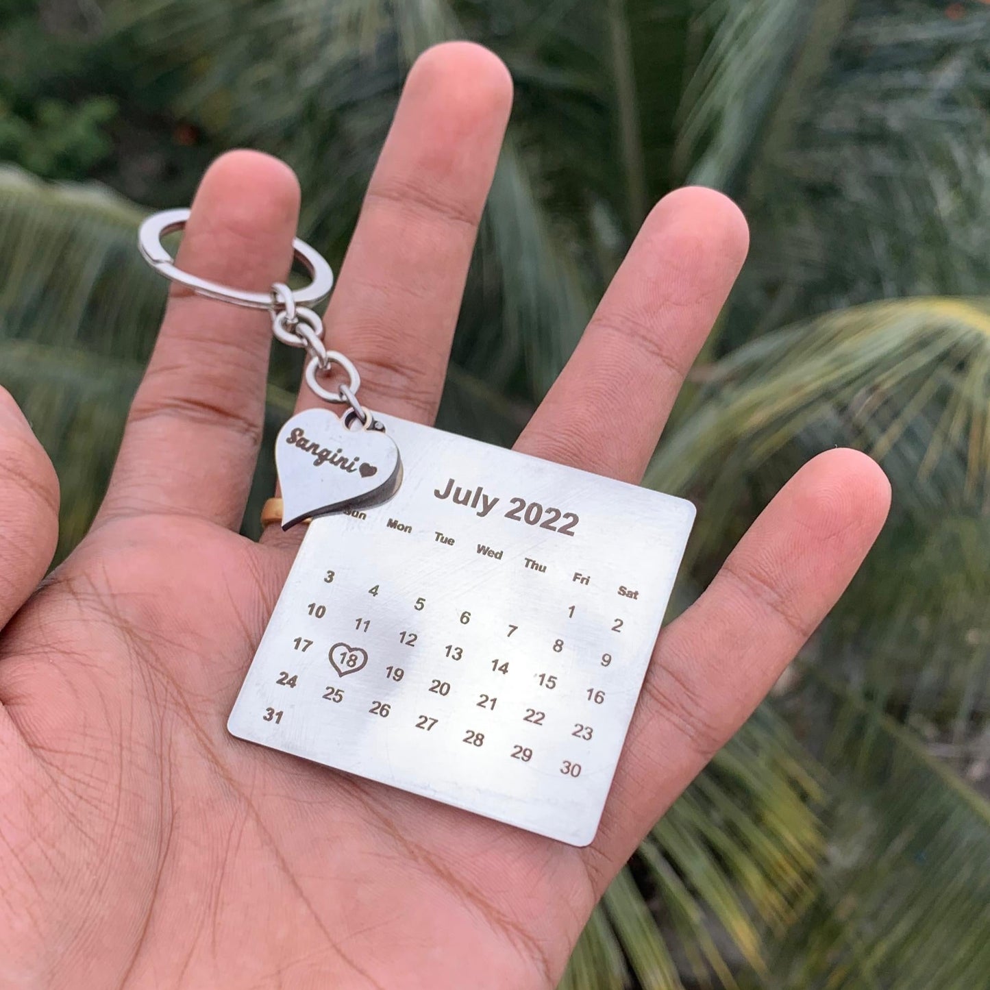 Customised Calendar Keychain