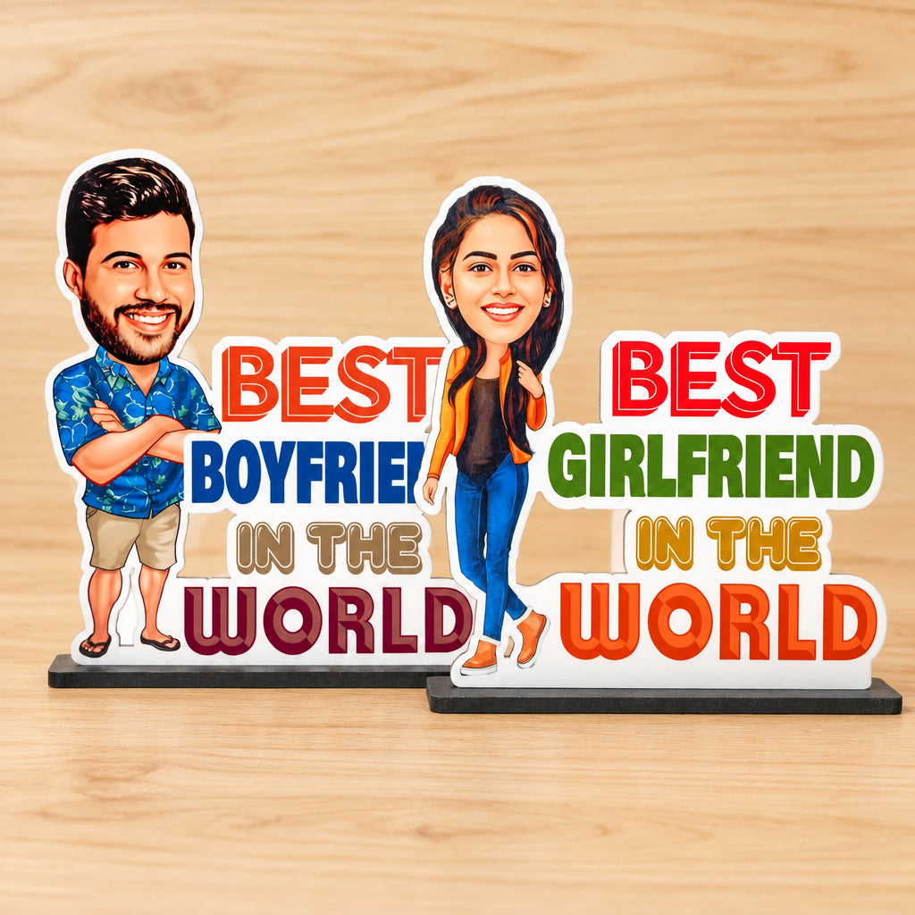 Personalized Caricature Table Top For Couples