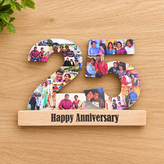 Numerical Customised Collage Table Top
