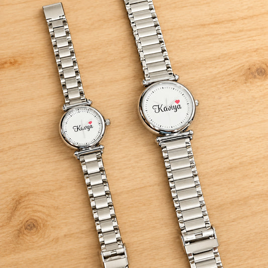 Metal Chain Couple Watch