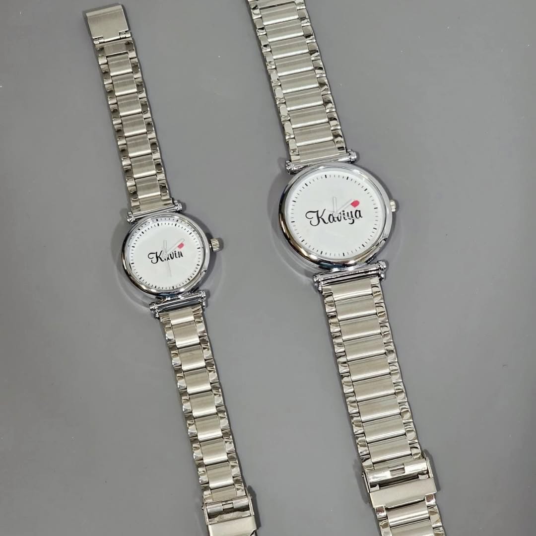 Metal Chain Couple Watch