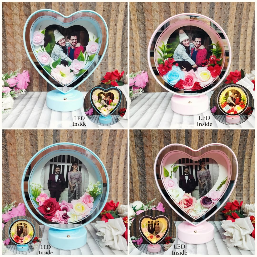 Personalized Floral Lamp