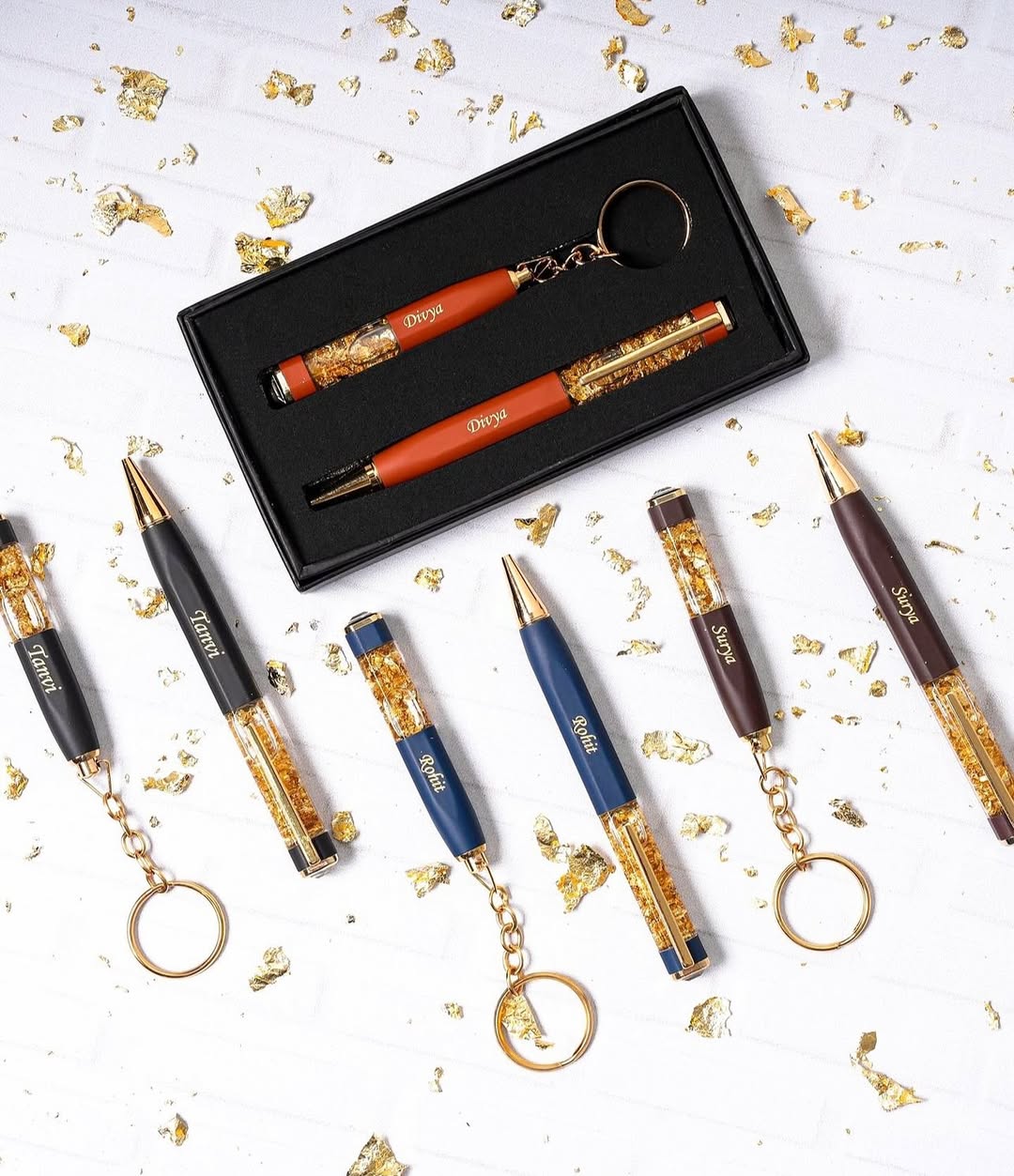 Personalized Keychain & Pen Set