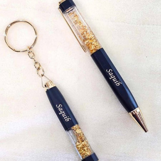 Personalized Keychain & Pen Set