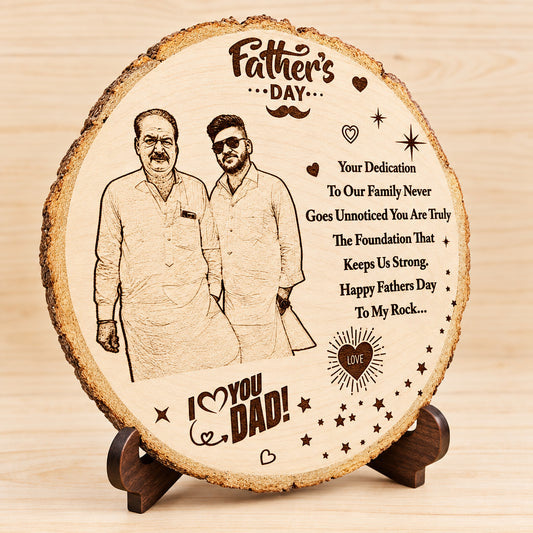 Personalized Wooden Plank With Stand